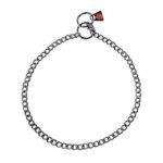 Herm Sprenger Black Stainless Steel Short Link Chain Collar 2 mm