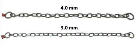 Herm Sprenger Stainless Steel Short Link Fur Saver 4mm