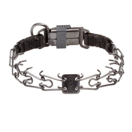 Herm Sprenger Black Stainless Steel Prong Collar with Quick Release ...