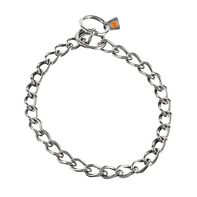 tillykke betale eksplosion Herm Sprenger Stainless Steel Choke Chain 3mm [51112-55 Stainless steel  choke chain 3mm] : Prong Collars, Pinch Collars, Dog Training Collars,  Curogan Collars, Chain Dog Collars, Fur Saver Collars, Choke Dog Collars,