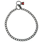 Herm Sprenger Black Stainless Steel Short Link Slip Collar 2.5 mm_0