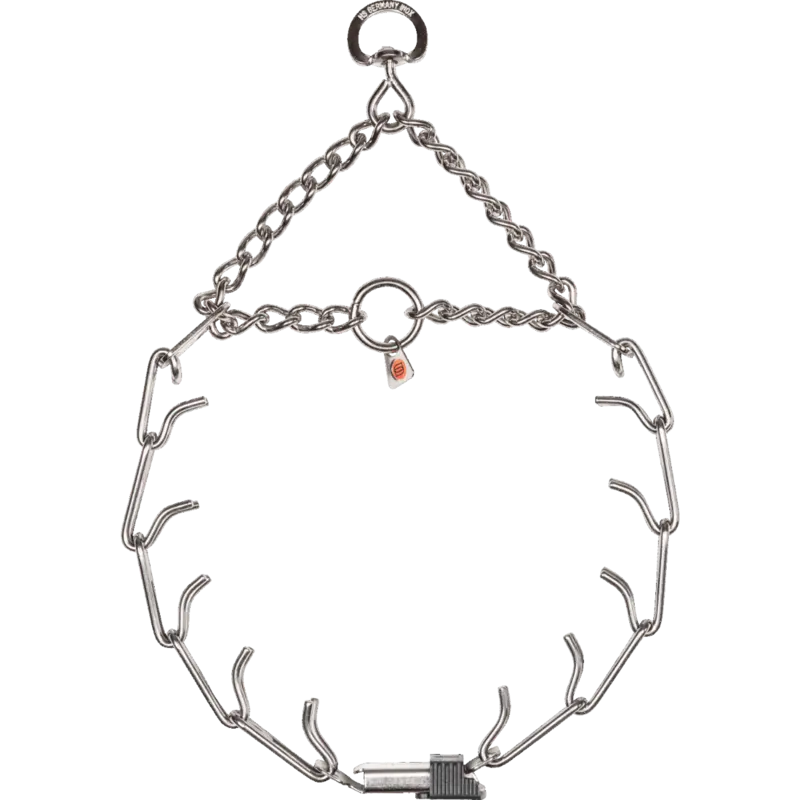 ULTRA-PLUS Training Prong Collar with Assembly Chain and ClicLock - Stainless steel