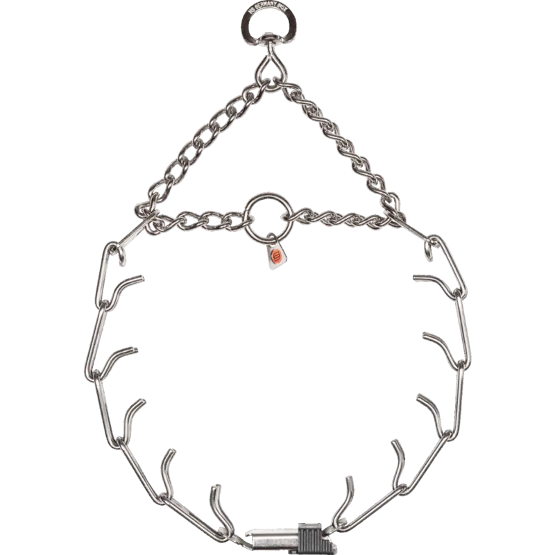 ULTRA-PLUS Training Prong Collar with Assembly Chain and ClicLock - Stainless steel - Click Image to Close