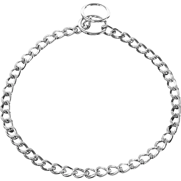 Herm Sprenger Chrome Plated Short Link Chain Collar 2.5 mm