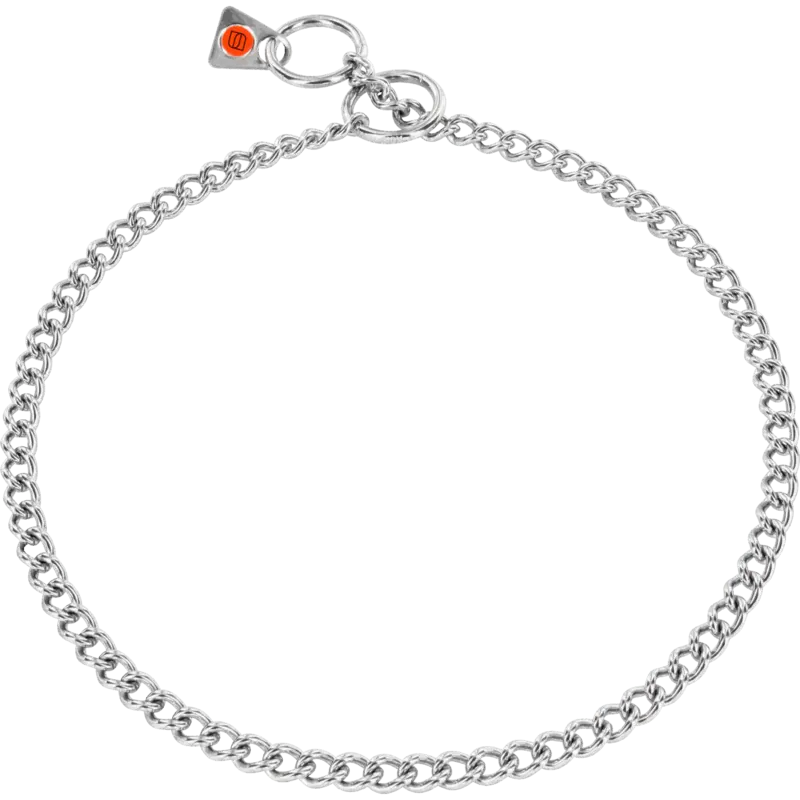 Herm Sprenger Stainless Steel Short Link Chain Collar 2 mm
