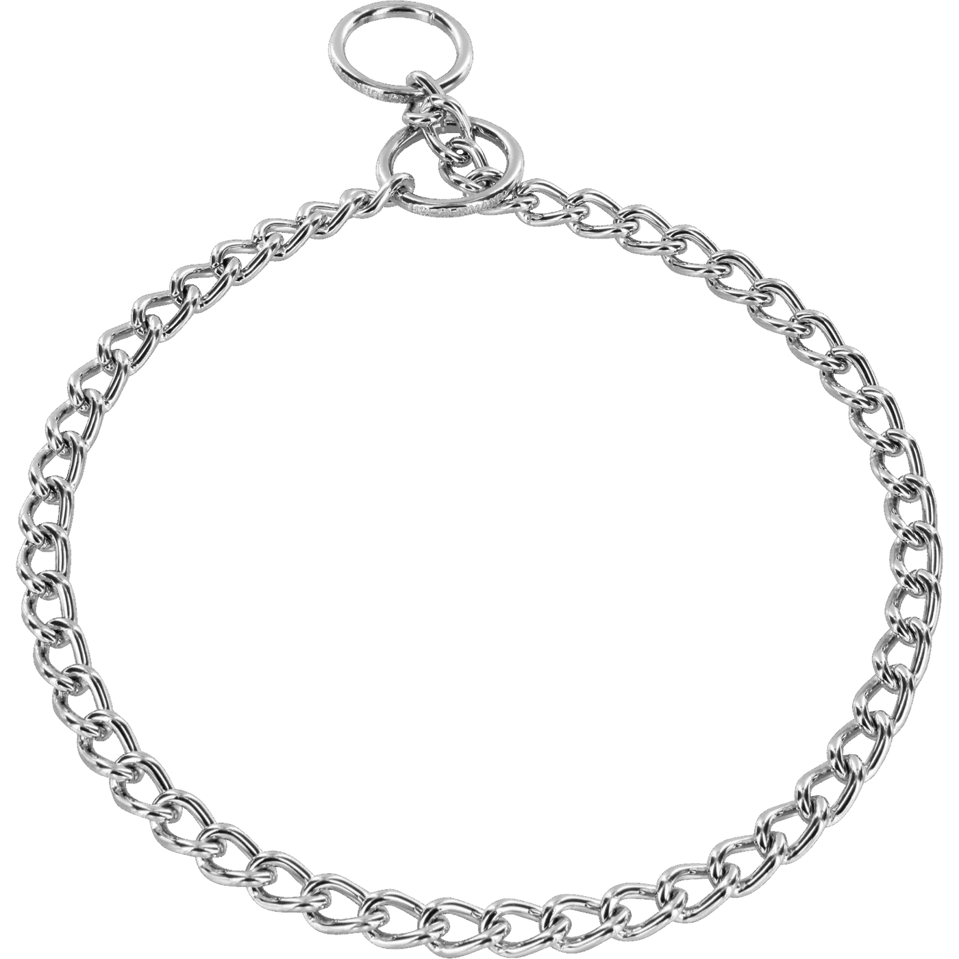 Herm Sprenger Chrome Choke Chain Slip Collar 2.5 mm