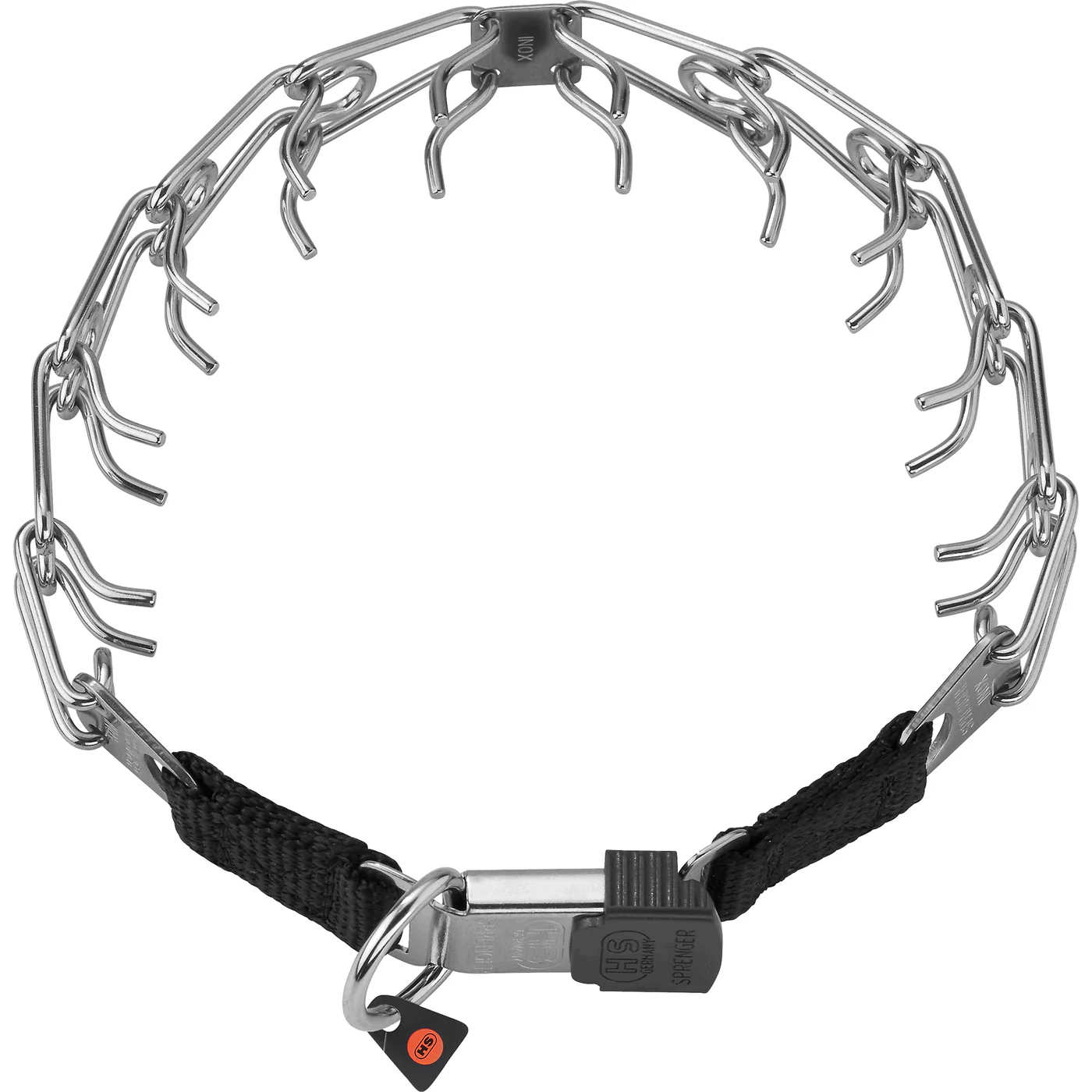 Herm Sprenger Stainless Steel Prong Collar with Quick Release Buckle