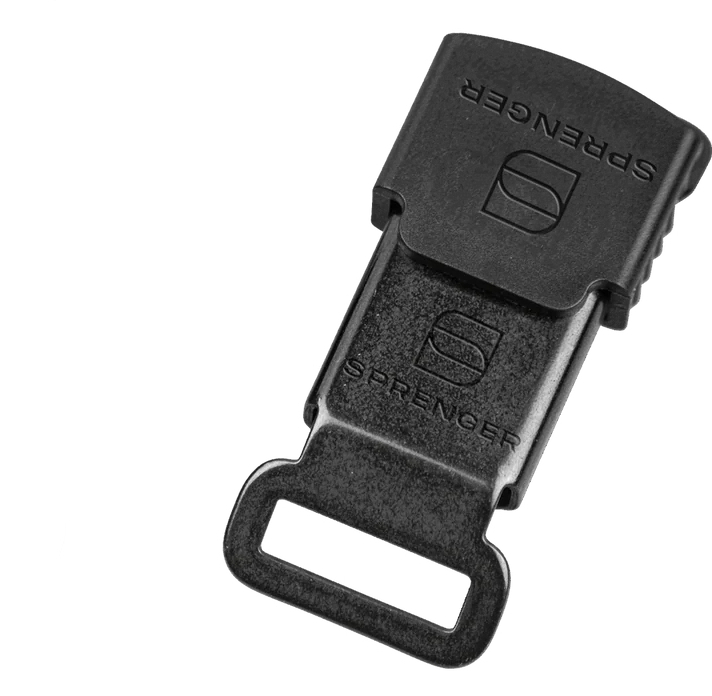 Black Stainless Steel ClicLock Buckle for 3/4" (16mm,20mm,25mm) webbing